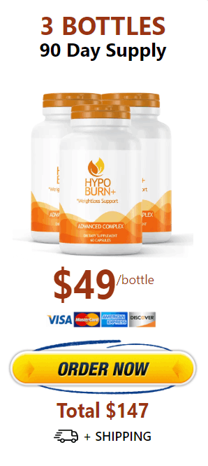 HypoBurn+ 3 Bottle